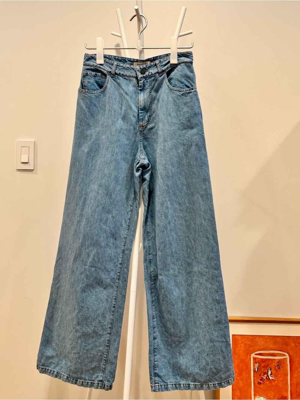 MASSCOB Light Blue Wide Leg Jeans - Women